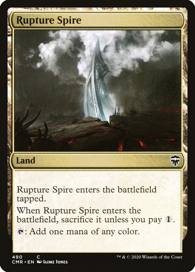 Rupture Spire [Commander Legends]
