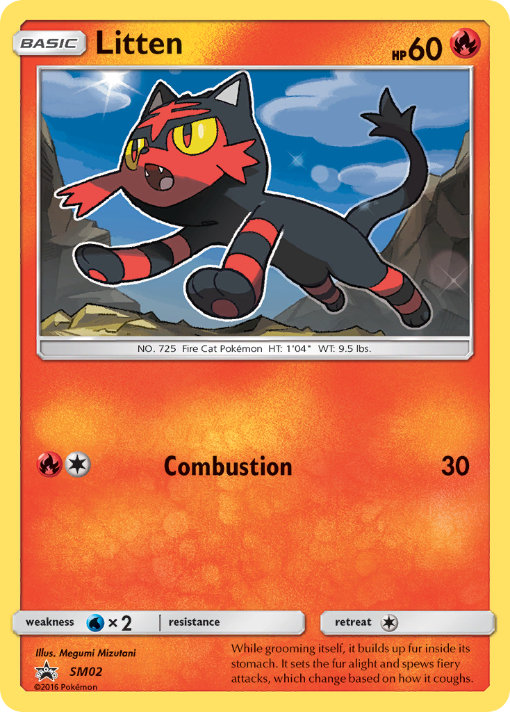 Litten (SM02) [Sun & Moon: Black Star Promos]