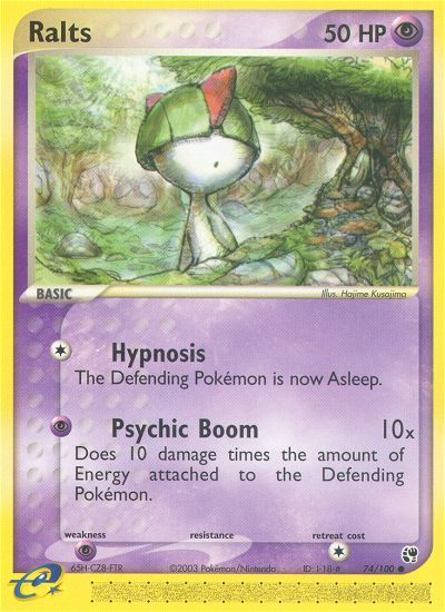 ralts pokemon card TCG: #211 PSA 10 Weakness Psychic 2 Retreat Cost Ralts 059/108 - Power Keepers