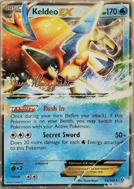 honchkrow pokemon card value Keldeo EX (49/149) (Darkrai Deck