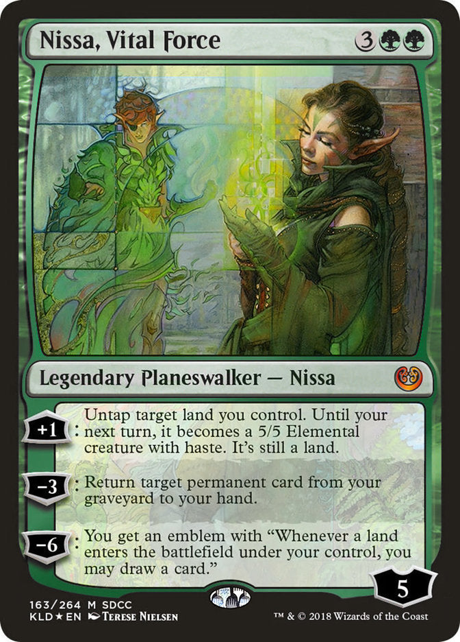 nissa cards mtg Nissa, Ascended Animist Mint / near mint condition trading card Nissa, Nature's Artisan | Kaladesh