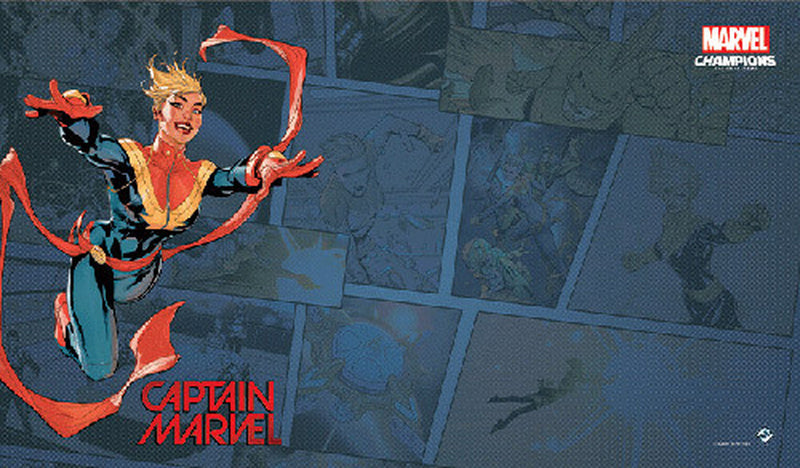 Marvel Champions: The Card Game - Captain Marvel Game Mat