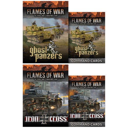 Flames of War WW2: Eastern Front - German Unit & Command Cards