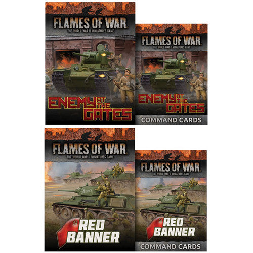 Flames of War WW2: Eastern Front - Soviet Unit & Command Cards