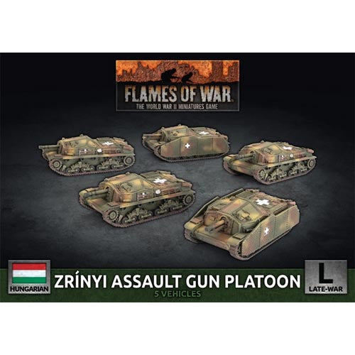 Flames of War WW2: Hungarian - Zrinyi Assault Gun Platoon