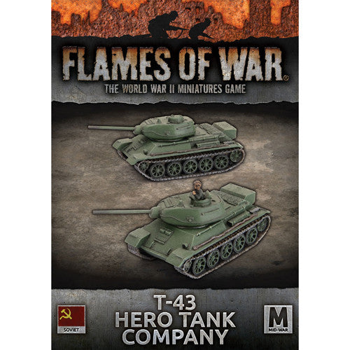 Flames of War WW2: Soviet - T-43 Hero Tank Company