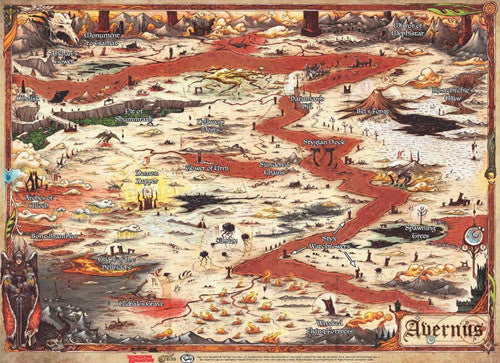 D&D 5E: Avernus Game Mat