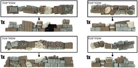 BB634 Wartorn Village: Sandstone Barricades