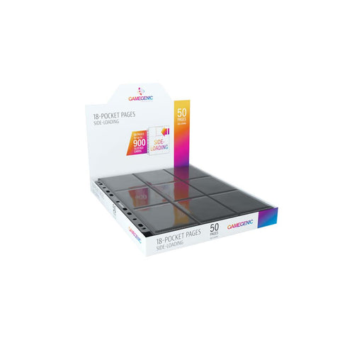 Gamegenic 18-Pocket Pages - Side-Loading (50)