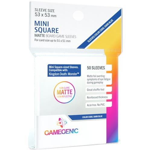 Gamegenic Mini Square Matte Board Game Sleeves