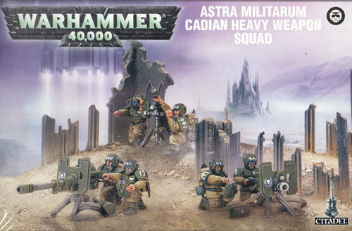Warhammer 40K: Astra Militarum - Cadian Heavy Weapon Squad