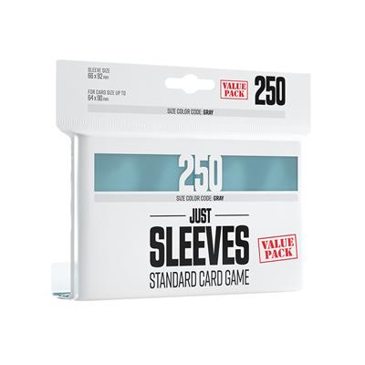 Just Sleeves - 250 Clear Standard Sleeves Value Pack