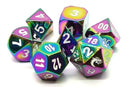 OSDMTL-06 Halfling Brilliant Rainbow 7 die set