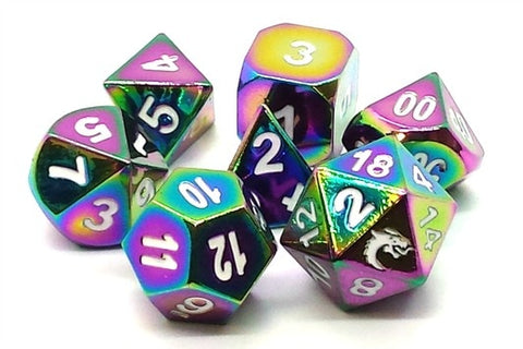 OSDMTL-06 Halfling Brilliant Rainbow 7 die set