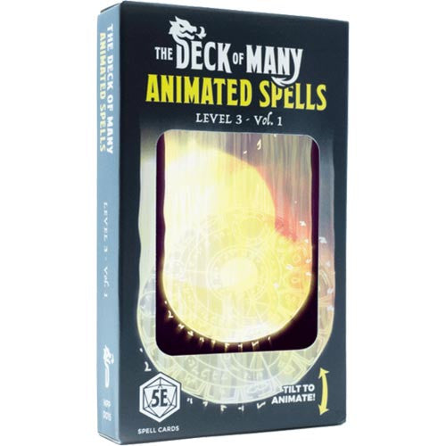 The Deck of Many: Animated Spell Cards - Level 3 Vol. 1