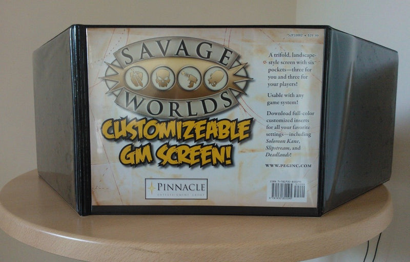 Savage Worlds: Customizable GM Screen
