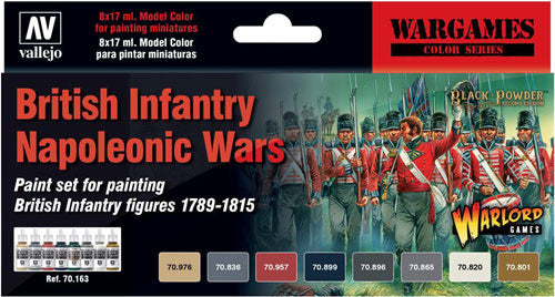Vallejo Model Color Set: British Infantry Napoleonic Wars 1789-1815 (17ml)