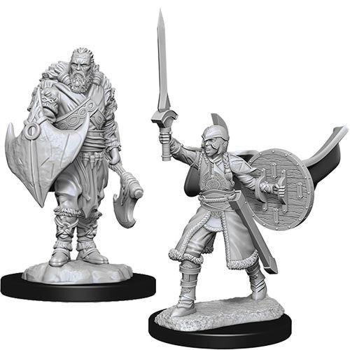 Magic the Gathering Unpainted Miniature: Human Berserkers