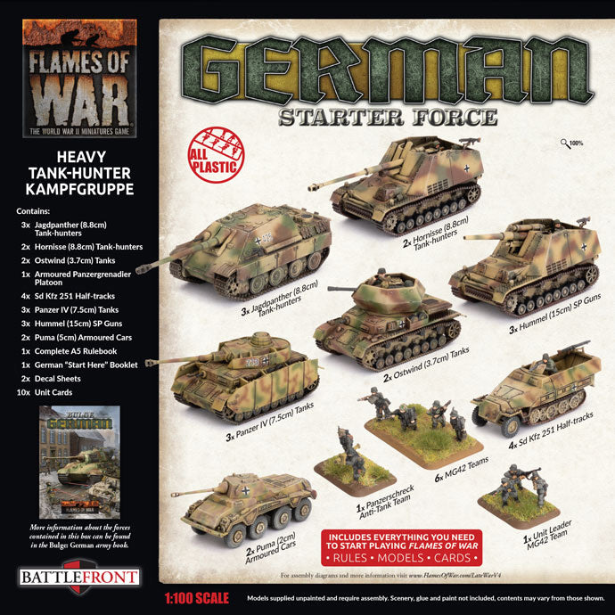 Flames of War: German Starter Force - Tank-Hunter Kampfgruppe (GEAB21)