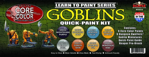 RPR 09914 Learn to Paint: Goblins Quick-Paint Kit
