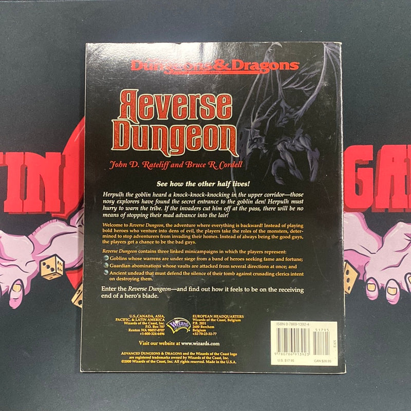 Advanced Dungeons & Dragons: Reverse Dungeon