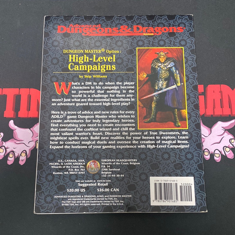 Advanced Dungeons & Dragons: Dungeon Master Option: High-Level Campaigns