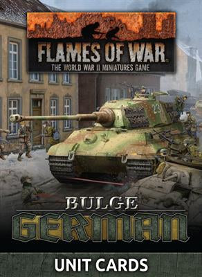 Flames of War - Bulge: German Unit Cards