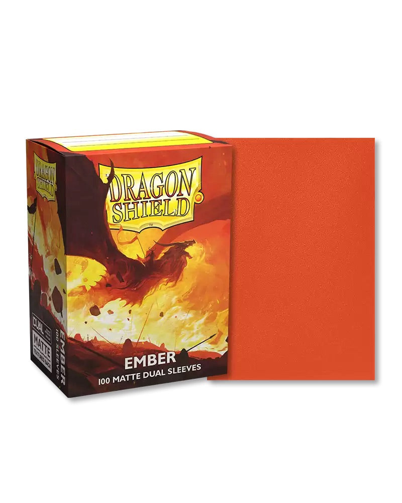 Dragon Shield Sleeves: Matte Dual - Ember (100)