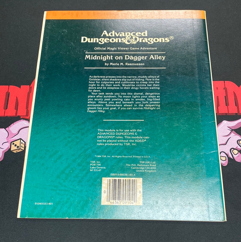 Advanced Dungeons & Dragons 1E: Midnight on Dagger Alley MV1