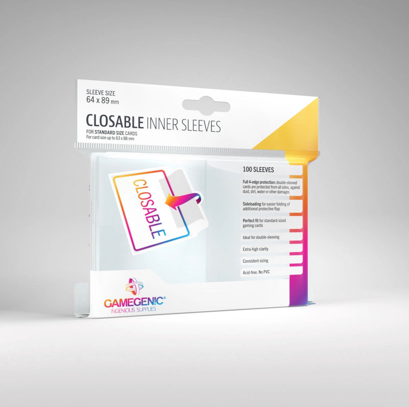 Gamegenic Closable Inner Sleeves