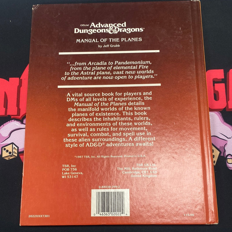 Advanced Dungeons & Dragons: Manual of the Planes
