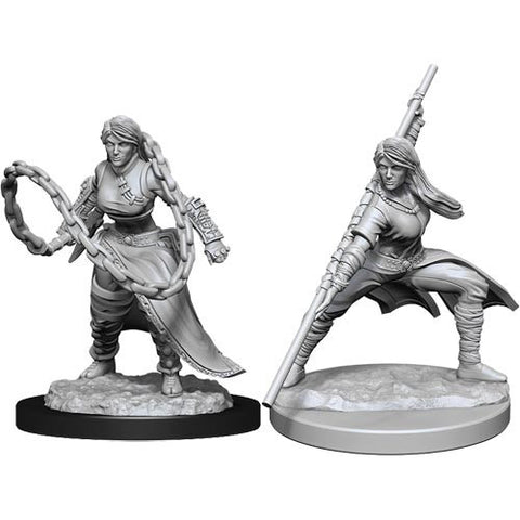 WZK 90225 D&D Nolzur's Marvelous Unpainted Minis: W14 Female Human Monk