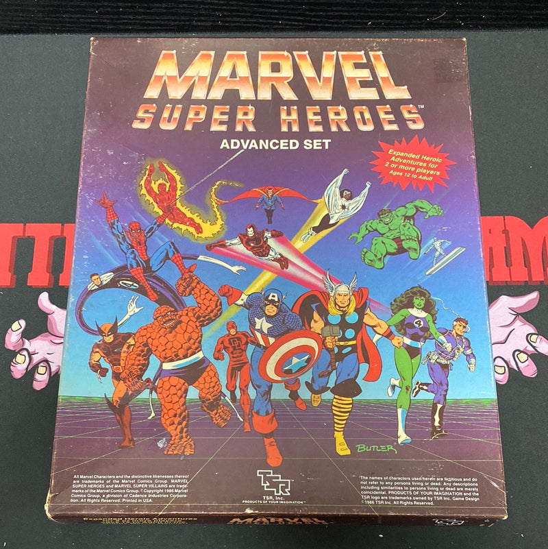 Marvel Super Heroes RPG Advanced Set Box TSR6871
