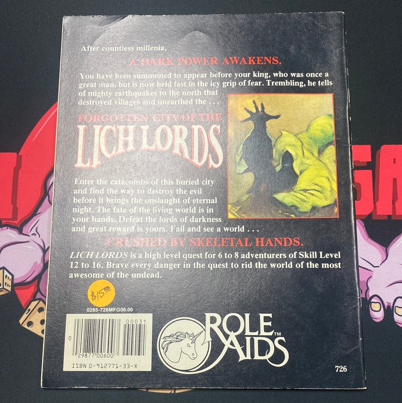 Advanced Dungeons & Dragons: Lich Lords