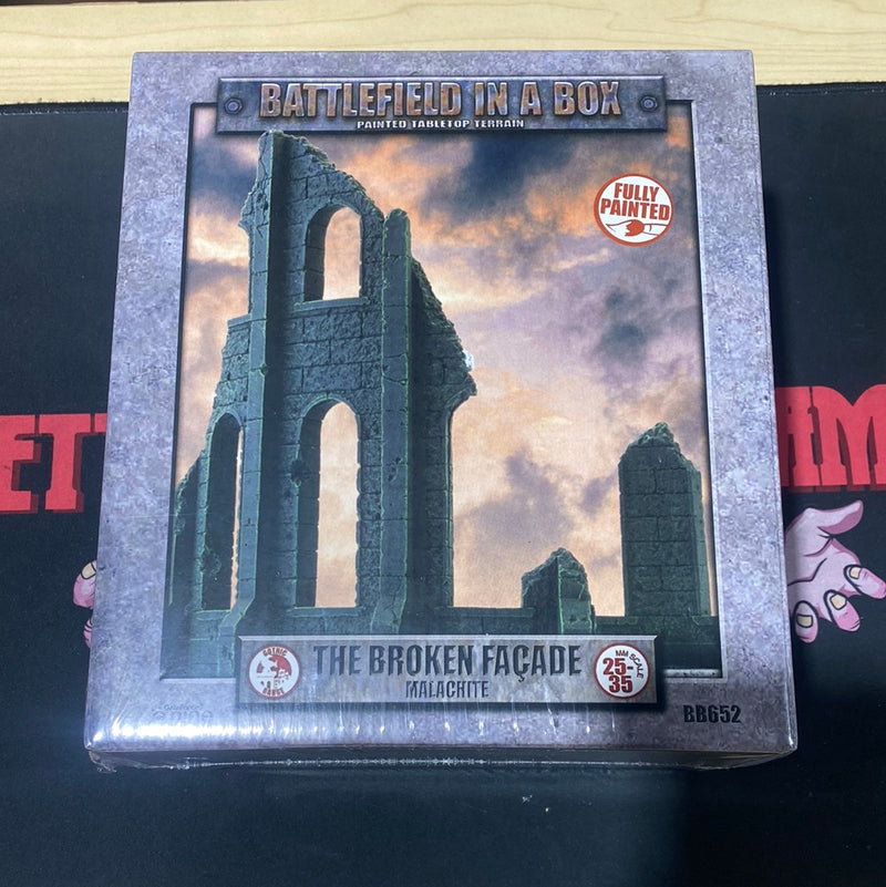 Battlefield in a Box: Gotchic Broken Facade - Malachite