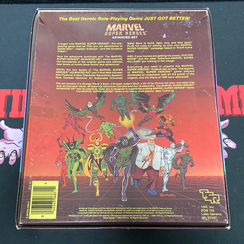 Marvel Super Heroes RPG Advanced Set Box TSR6871