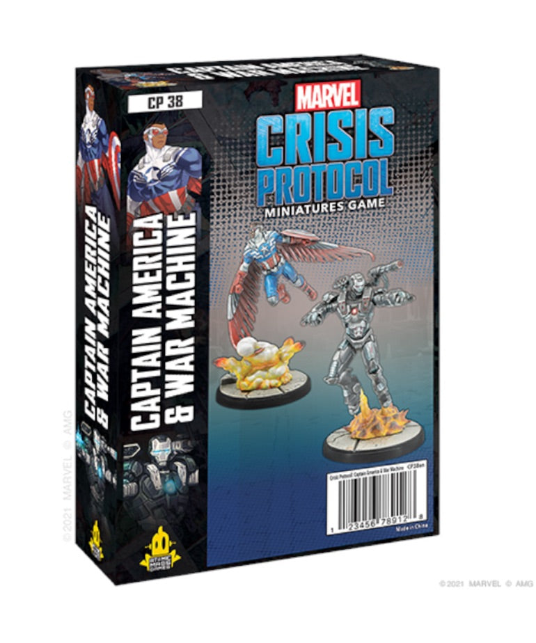 Marvel: Crisis Protocol: Captain America & War Machine