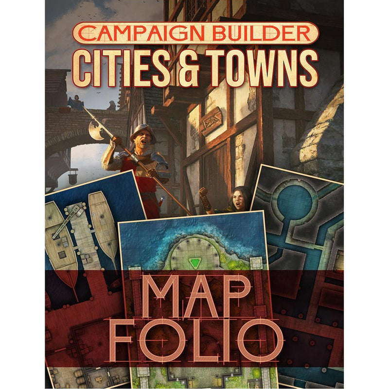 D&D 5E: Campaign Builder Cities & Towns Map Folio