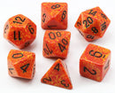CHX 25303 Fire Speckled Polyhedral 7 Die Set