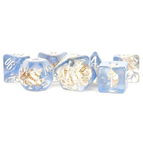 MET603 MDG Resin Poly Dice Set: Sea Conch