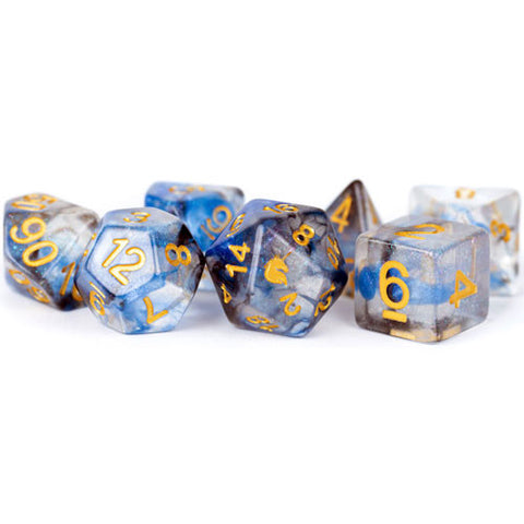 MET706 MDG Resin Poly Dice Set: Unicorn - Arctic Storm