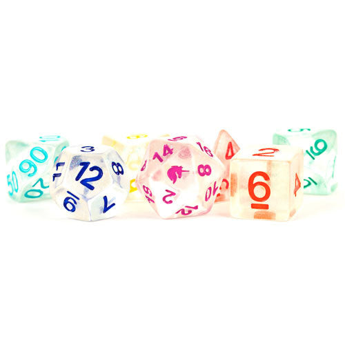 MET716 MDG 16mm Resin Poly Set: Unicorn - Rainbow Ice