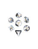MET41038 MDG Mini Polyhedral Dice Set: Marble w/ Gold Numbers