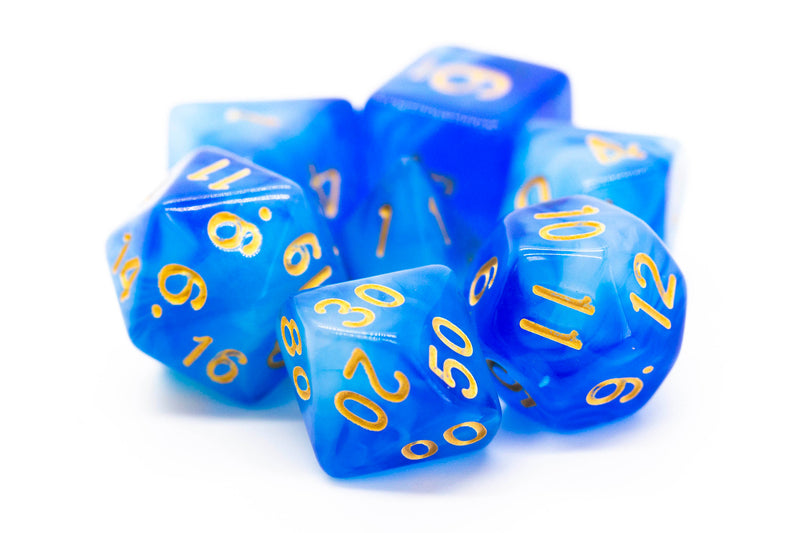 OSDRPG-86 RPG Dice Set: Nebula - Blue