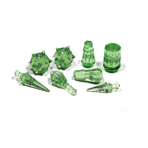 PHD2315 The Warrior 8 Dice Set - Wraith Knight