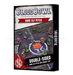 Blood Bowl: Dark Elf Team Pitch & Dugout