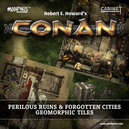 Conan RPG: Perilous Ruins & Forgotten Cities Geomorphic Tiles