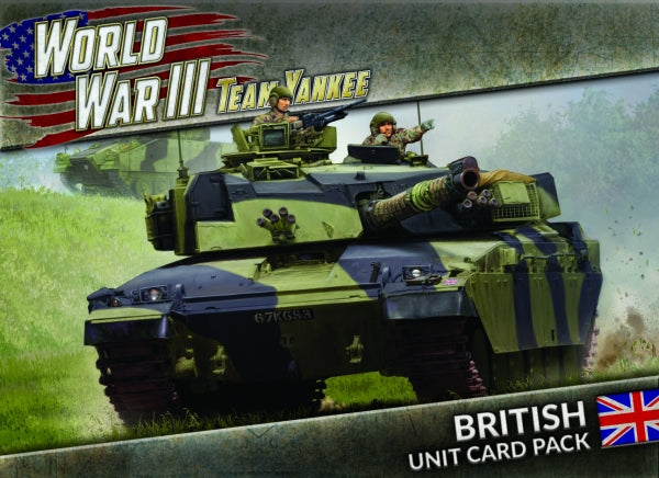 Team Yankee: World War III - British Unit Card Pack