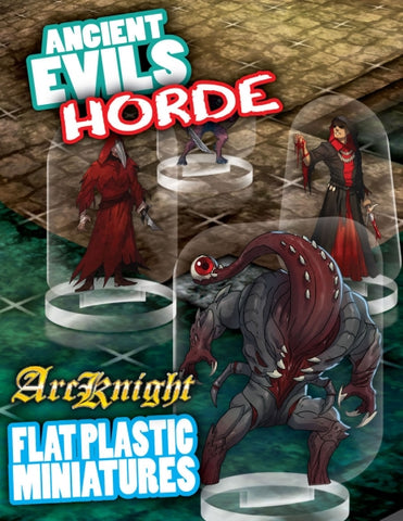ArcKnight Flat Plastic Miniatures: Ancient Evils Horde