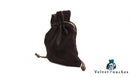 Game Accessories: Velvet and Cotton Gaming Pouch - Brown